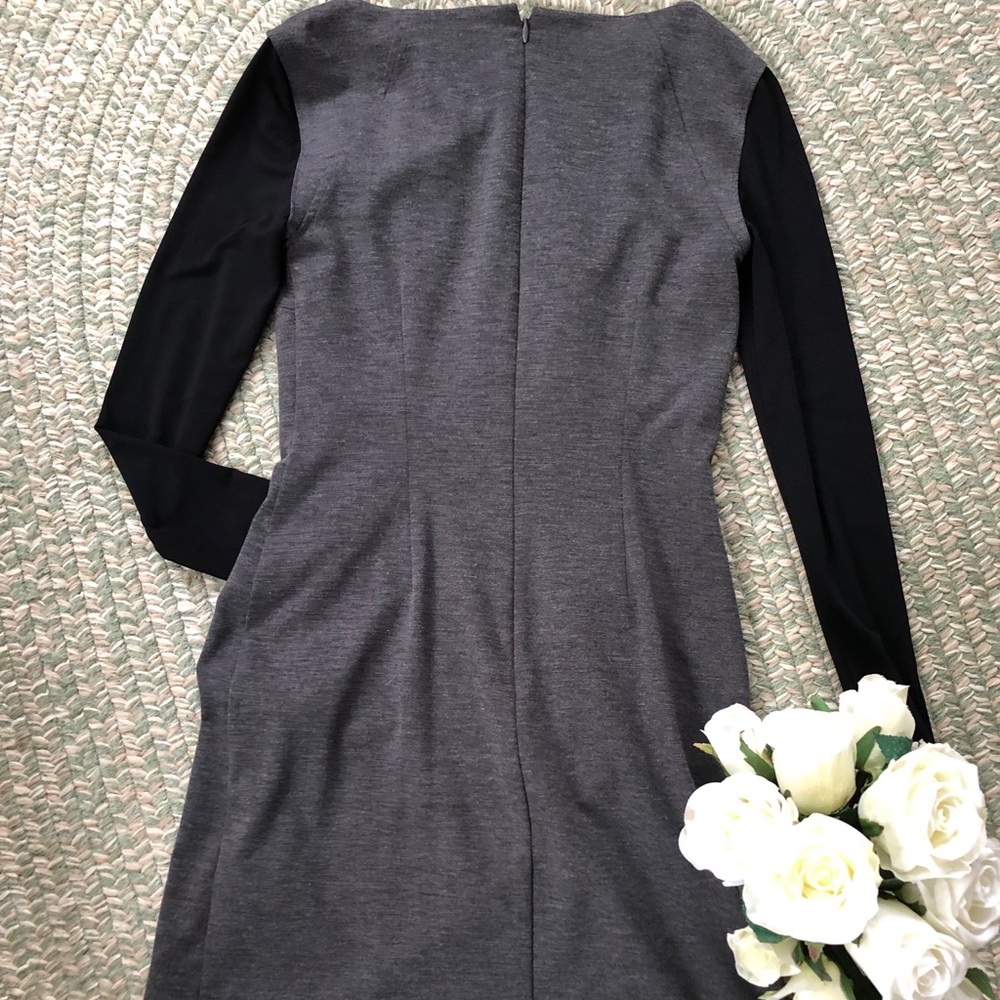 Grey and Black dress laundry by Shelli Segal - Picture 4 of 5